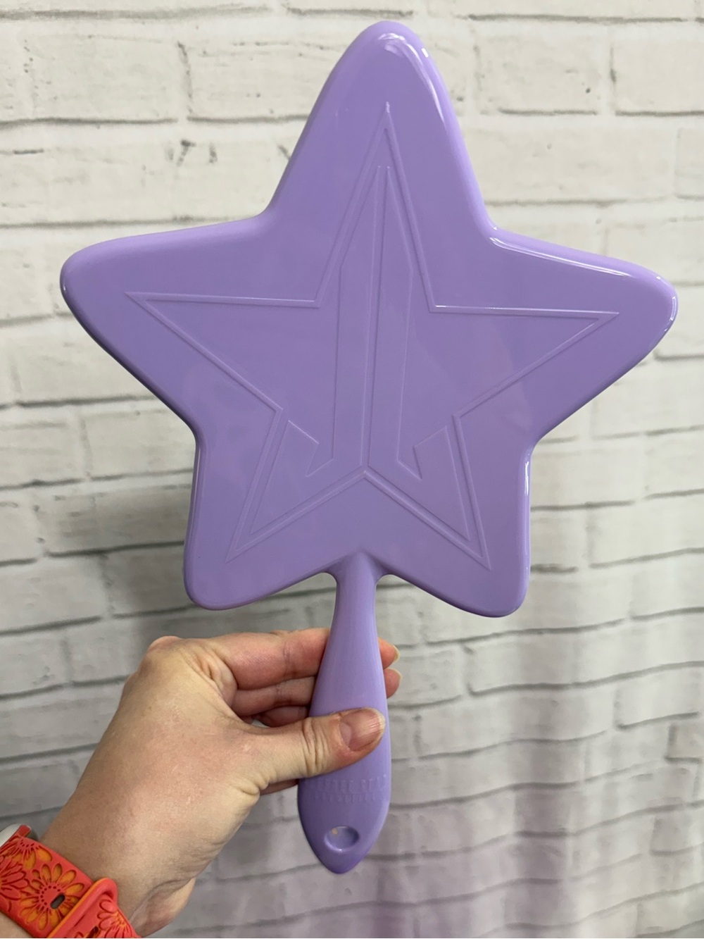 Like new Jeffree Star Cosmetics Lavender Hand Mirror, Blow Pony, with box - Picture 3 of 9